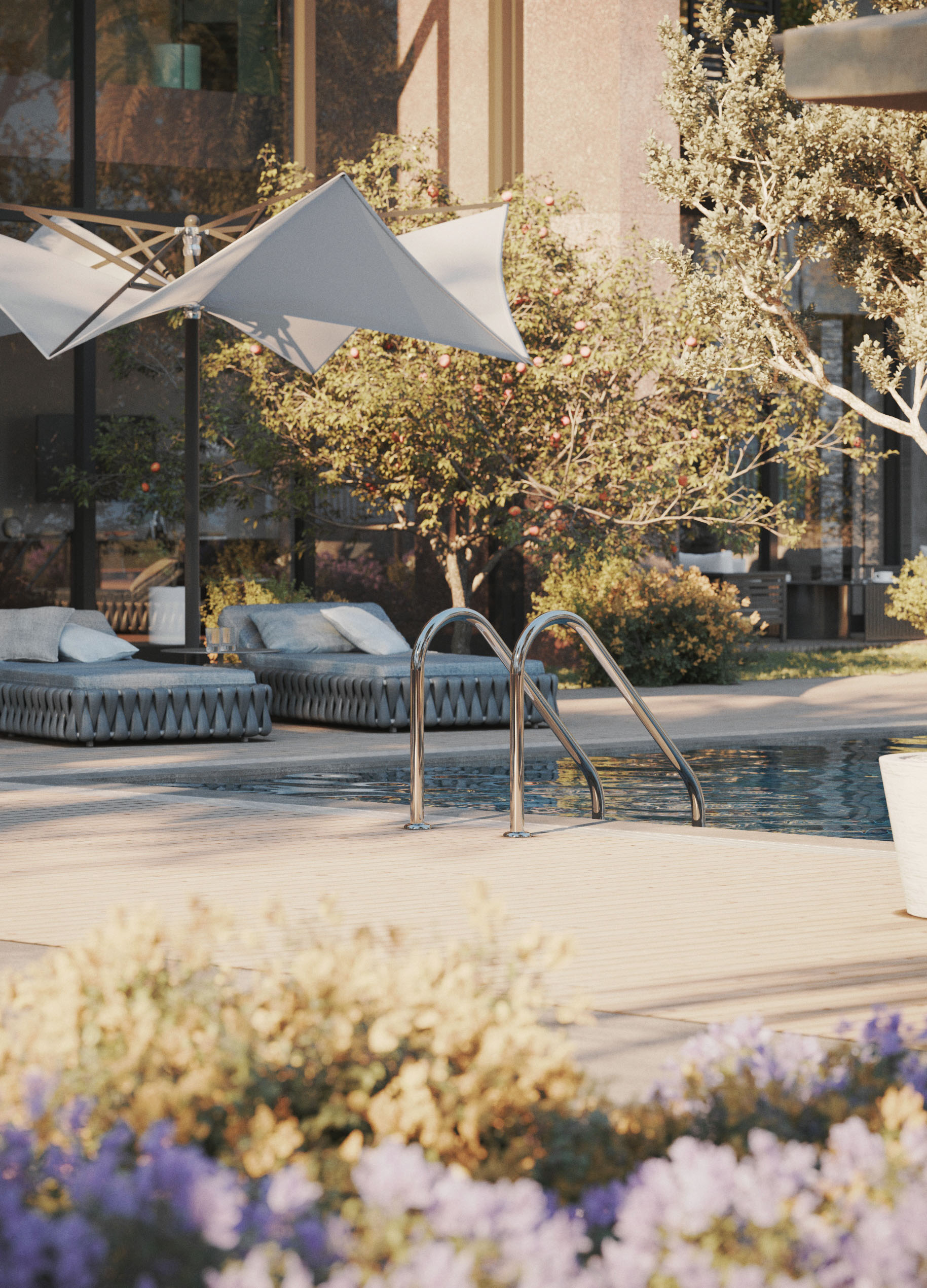 PUS Modern Villa Konsepti - Özel Çatı & Cephe Tasarımı Dış Mekân Görselleştirme
